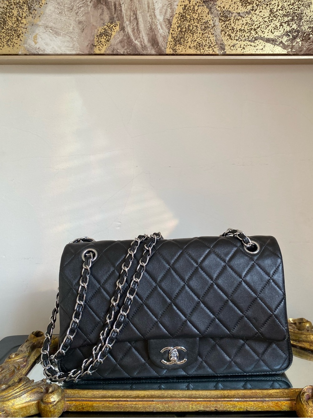 QUILTED CHAIN SHOULDER BAG